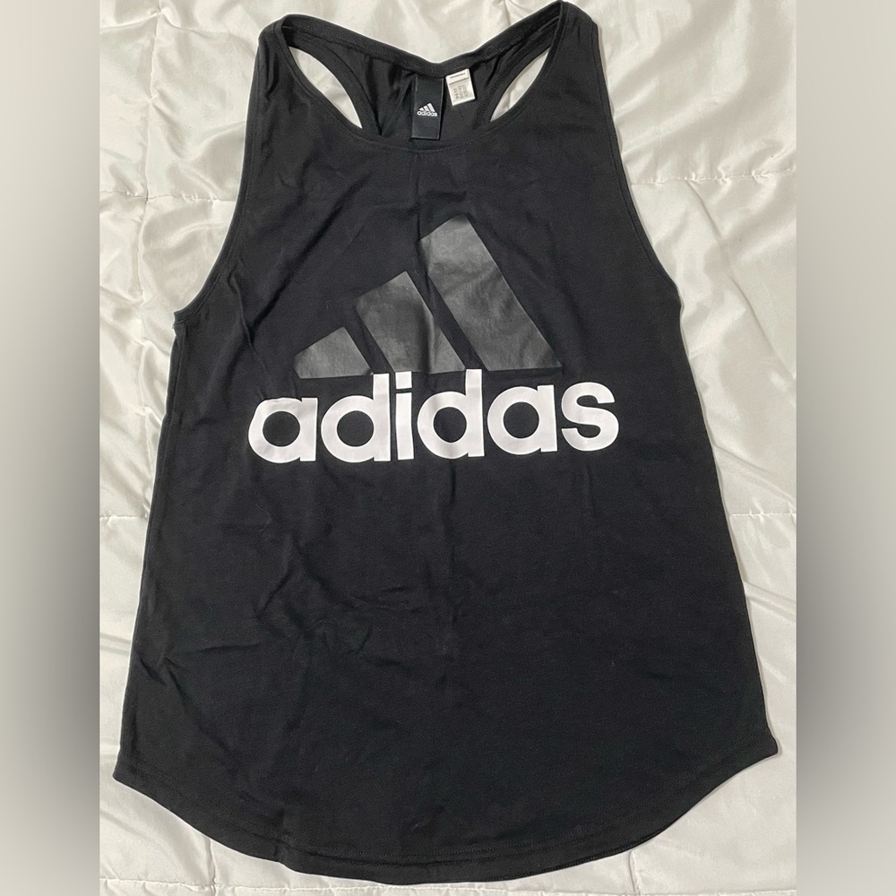 Adidas Women's Black Racerback Tank Top
